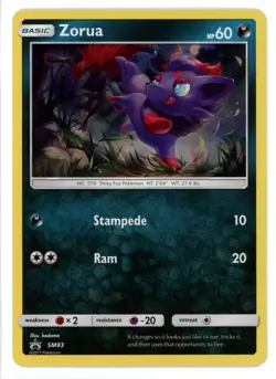 Zorua Holo SM83 Promo Pokemon Card - Image 1