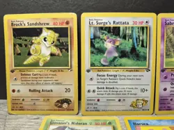 Pokemon Card WoTC 5 Card Vintage Collection Lot, 1st Ed Neo & Gym Challenge Sets - Image 2