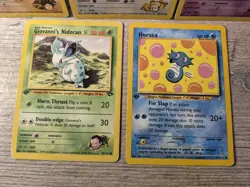Pokemon Card WoTC 5 Card Vintage Collection Lot, 1st Ed Neo & Gym Challenge Sets - Image 4