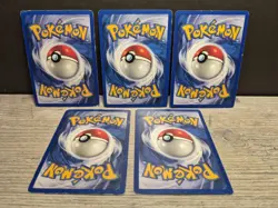 Pokemon Card WoTC 5 Card Vintage Collection Lot, 1st Ed Neo & Gym Challenge Sets - Image 5