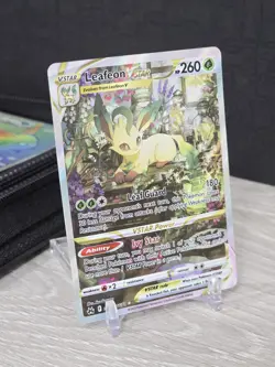 Pokemon Card Leafeon VSTAR Crown Zenith Galarian Gallery GG35/GG70 Ultra Rare NM - Image 1