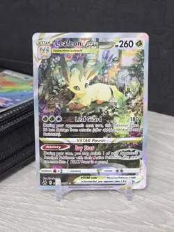 Pokemon Card Leafeon VSTAR Crown Zenith Galarian Gallery GG35/GG70 Ultra Rare NM - Image 3
