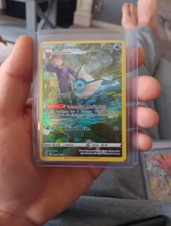 Pokemon TCG Vaporeon TG02/TG30 SWSH Trainer Gallery Brilliant Stars - Image 1
