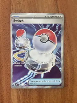 Pokemon TCG Switch 123/094 Trainer Item Phantasmal Flames Ultra Rare NM Card - Image 1