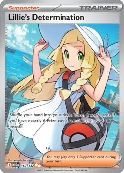 Lillie's Determination 169/132 Mega Evolution Ultra Rare - Pokemon ME01 MEG - Image 1
