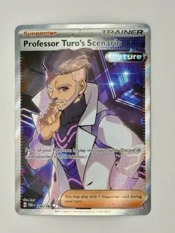 🇨🇦 Pokemon TCG Professor Turo's Scenario Paradox Rift 240/182 Holo Ultra Rare - Image 1