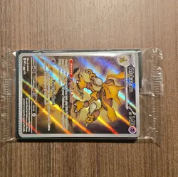 CRIMP ERROR Alakazam Mega Evolution 009 ETB Promo Pokemon Card SEALED - Image 1