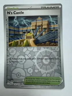 Pokemon N’s Castle 152/159 Reverse Holo SV09 Journey Together Trainer NM - Image 1