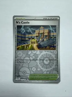 Pokemon N’s Castle 152/159 Reverse Holo SV09 Journey Together Trainer NM - Image 2