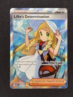 Pokemon Lillie's Determination Mega Full Art Trainer 169/132 (MINT) - Image 1