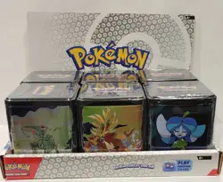 POKEMON 2025 STACKING TIN LOT X6 W/ DISPLAY 18 BOOSTER PACKS NEW FACTORY SEALED! - Image 1