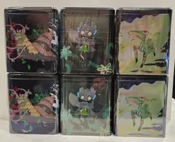 POKEMON 2025 STACKING TIN LOT X6 W/ DISPLAY 18 BOOSTER PACKS NEW FACTORY SEALED! - Image 5