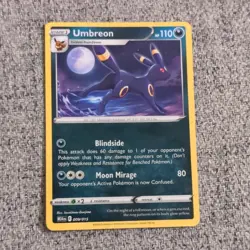 Pokemon Umbreon Holo 009/015 McDonald's 2024 Stage 1 HP110 TCG Card - Image 1