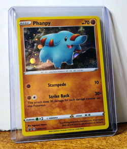 POKEMON PHANPY SWSH117 COSMOS HOLO BLACK STAR PROMO LP - Image 3