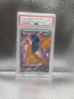2020 Pokemon SWSH BSP Charizard V #50 Champions Path ETB Promo PSA 10 Gem Mint - Image 1