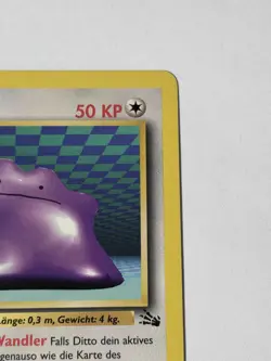 Pokemon Ditto 18/62 Fossil Regular - LP - Non Holo - German - Image 5