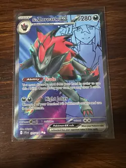 N's Zoroark EX 175/159 Journey Together Full Art Rare Pokemon TCG NM - Image 1