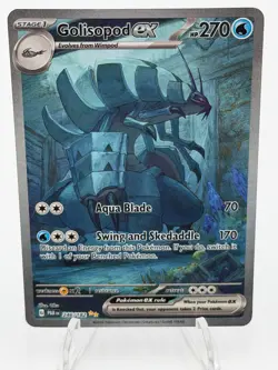 Pokemon Card Golisopod EX 246/182 Paradox Rift Illustration Rare NM - Image 1