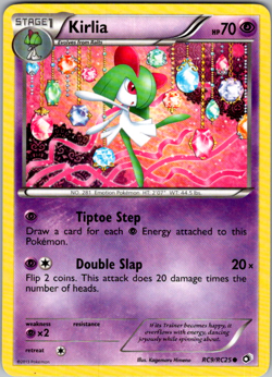 Kirlia RC9/RC25 Legendary Treasures Radiant Collection Pokemon Card 2013 LP - Image 1