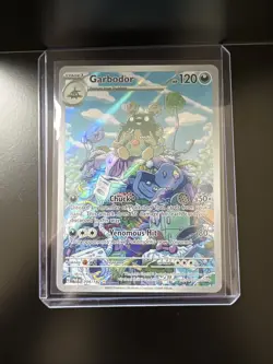Garbodor 204/182 Paradox Rift Illustration Rare Full Art Holo Pokemon TCG MINT - Image 1