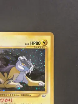 2000 Pokemon TCG Japanese Neo Revelation Raikou Holo Rare No.243 Vintage Card - Image 5