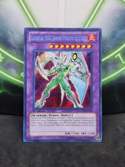 Yugioh Elemental HERO Shining Phoenix Enforcer LCGX-EN13 Secret Rare 1st Ed NM - Image 1