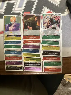 x66 One Piece OP13/14 Rare/Leader/DON lot - Fresh Pulls - Great Cards - Image 2