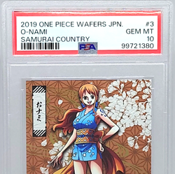 PSA10 One Piece Wafers Card Japanese Onami Nami Samurai Country 2019 Kimono JP - Image 4
