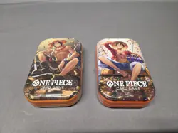 One Piece TCG Tin Pack Set Vol. 2 New Factory Sealed Set Of 2 Tins - Image 1