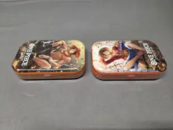 One Piece TCG Tin Pack Set Vol. 2 New Factory Sealed Set Of 2 Tins - Image 2