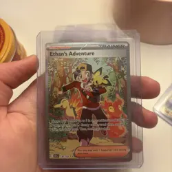 Ethan's Adventure Holo Secret Rare Card Sir 236/182 Sv10: Destined Rivals - Image 1