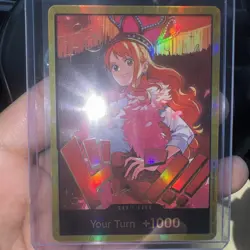 DON!! Card (Nami) (Gold) Extra Booster: One Piece Heroines Edition Foil - Image 1