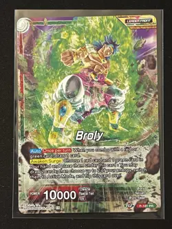 Dragon Ball Super Card Game Broly, Surge of Brutality Gold Stamped Promo Card - Image 2