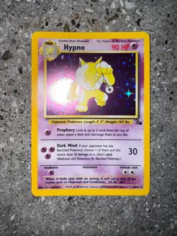 Pokemon TCG Cards Hypno 8/62 Fossil Holo Rare NM - Image 3