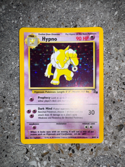 Pokemon TCG Cards Hypno 8/62 Fossil Holo Rare NM - Image 4