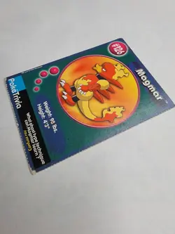 Poketrivia Topps Pokemon Card #126 Magmar Flame Duck Collectors Facts MP - Image 2
