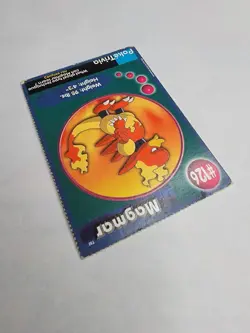 Poketrivia Topps Pokemon Card #126 Magmar Flame Duck Collectors Facts MP - Image 3