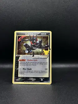 Pokemon TCG Greninja Gold Star SWSH144 25th Celebrations Promo Card - Image 1