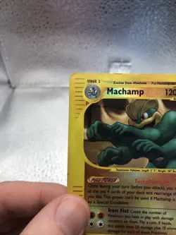 Pokemon English Expedition Machamp Reverse Holo Card 16/165 E Series - Image 2