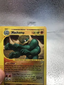 Pokemon English Expedition Machamp Reverse Holo Card 16/165 E Series - Image 3