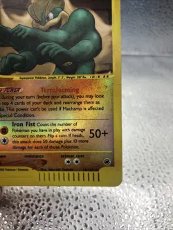 Pokemon English Expedition Machamp Reverse Holo Card 16/165 E Series - Image 4
