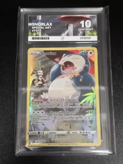Snorlax TG10/TG30 Swsh11 Trainer Gallery Holo Card Lost Origin Ace 10 - Image 1
