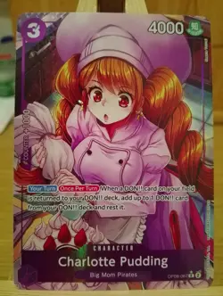 Charlotte Pudding Rare English One Piece TCG Card OP08-067 - Image 1