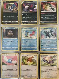 LOT 162 Pokemon Cards Holo Full Art Trainer Gallery Ninetales Clawitzer Bronzong - Image 4