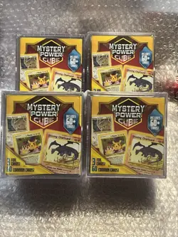 Pokemon LOT OF 4 -Mystery Power Cube -Includes 60+ Cards New Sealed -Foil/EX/GXU - Image 1