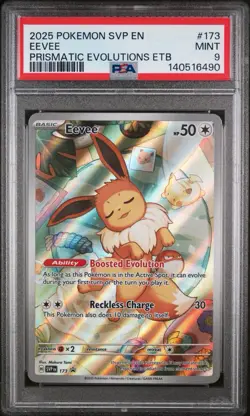 Eevee 173 Sv: Scarlet & Violet Promo Cards Holo PSA 9 - Image 1