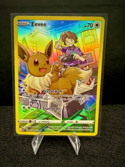 Eevee TG11/TG30 SWSH09: Brilliant Stars Trainer Gallery Pokemon TCG Card NM - Image 1