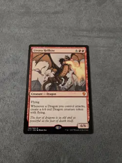 Wizards of the Coast Utvara Hellkite Commander 2017 Mythic Creature Red #144 - Image 1