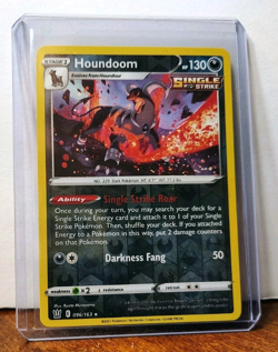 POKEMON HOUNDOOM 096/163 REVERSE HOLO RARE BATTLE STYLES LP - Image 4
