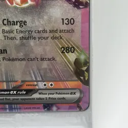 Pokemon Prismatic Evolutions Flareon ex 014/131 Surprise Box Stamped Sealed - Image 5